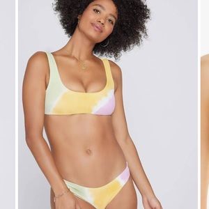 L space tie dye bikini set